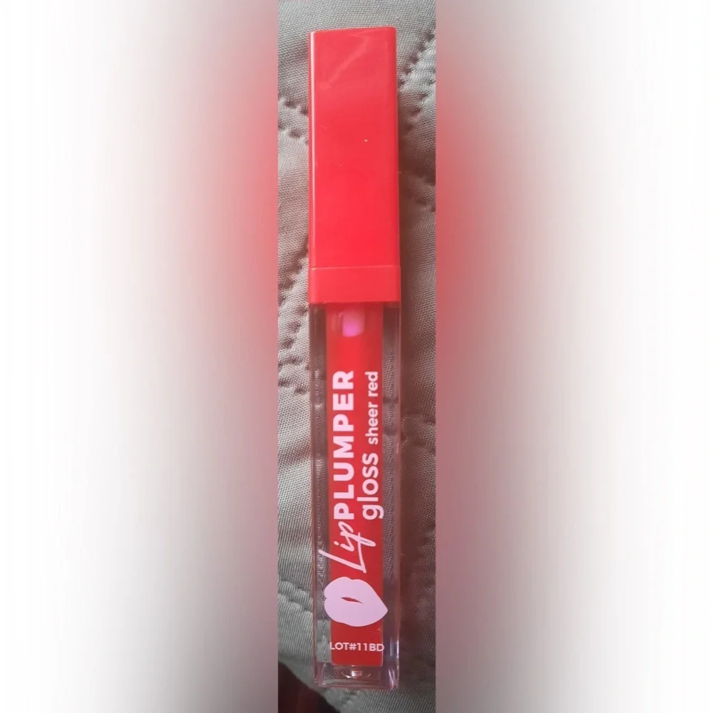 Sheer Red Lip Plumper Gloss